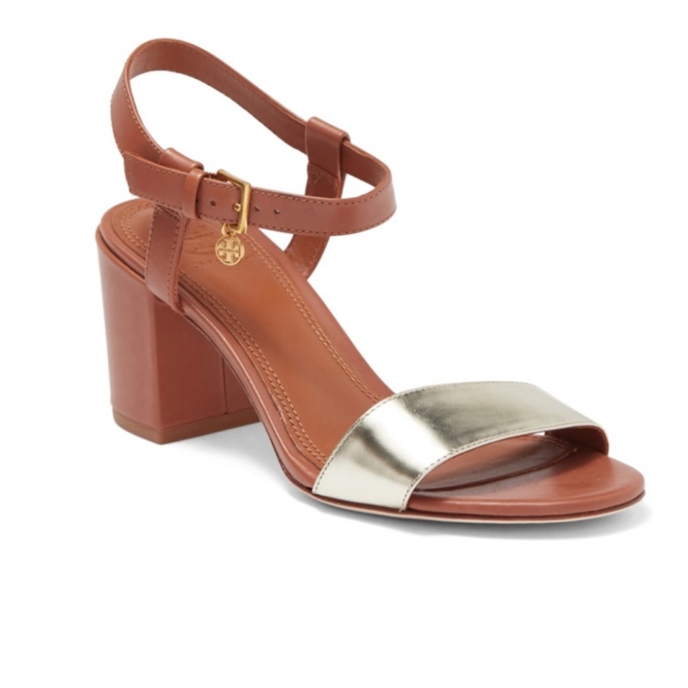 Tory Burch Brown and Gold Women's Sandals